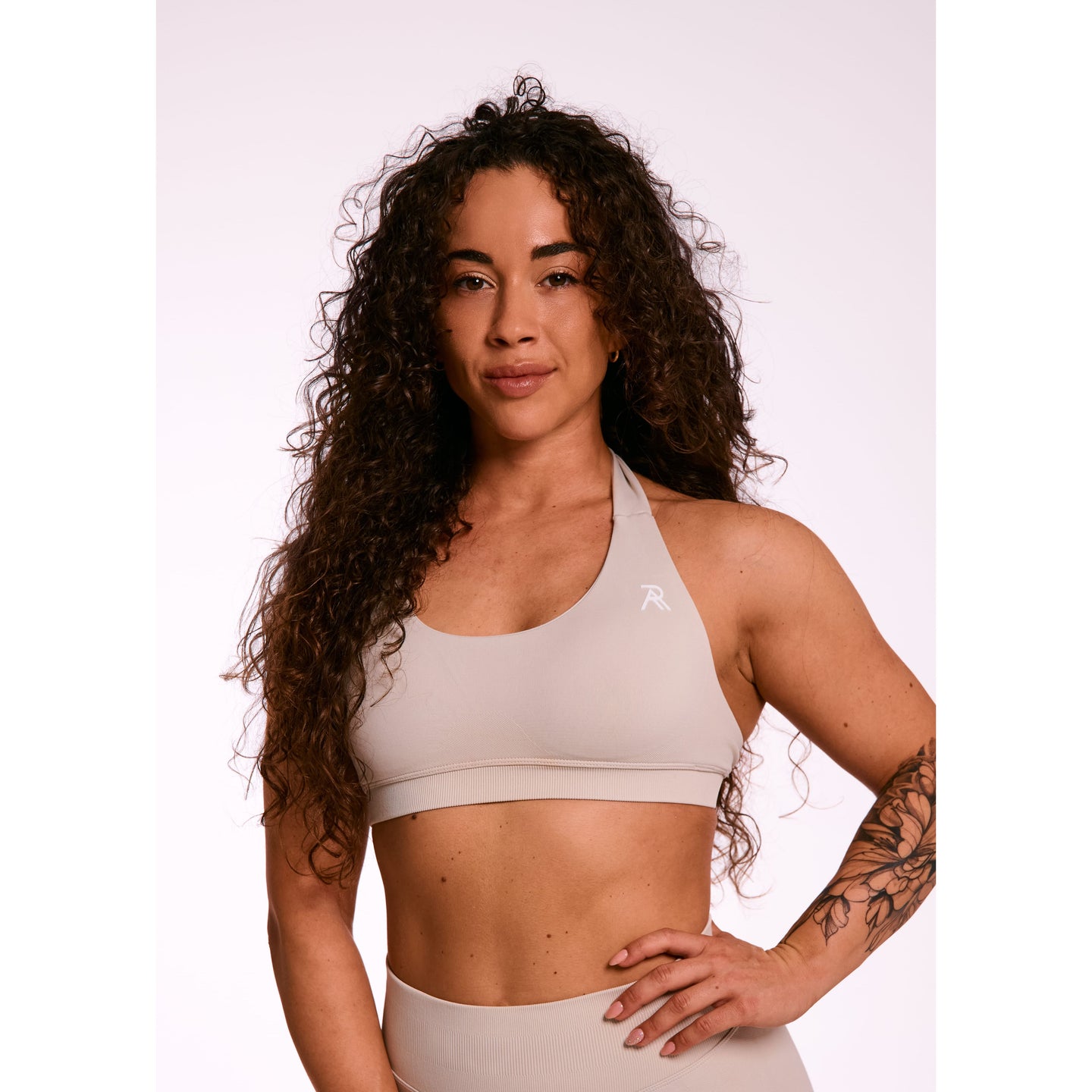 Aura sports bra - Stone