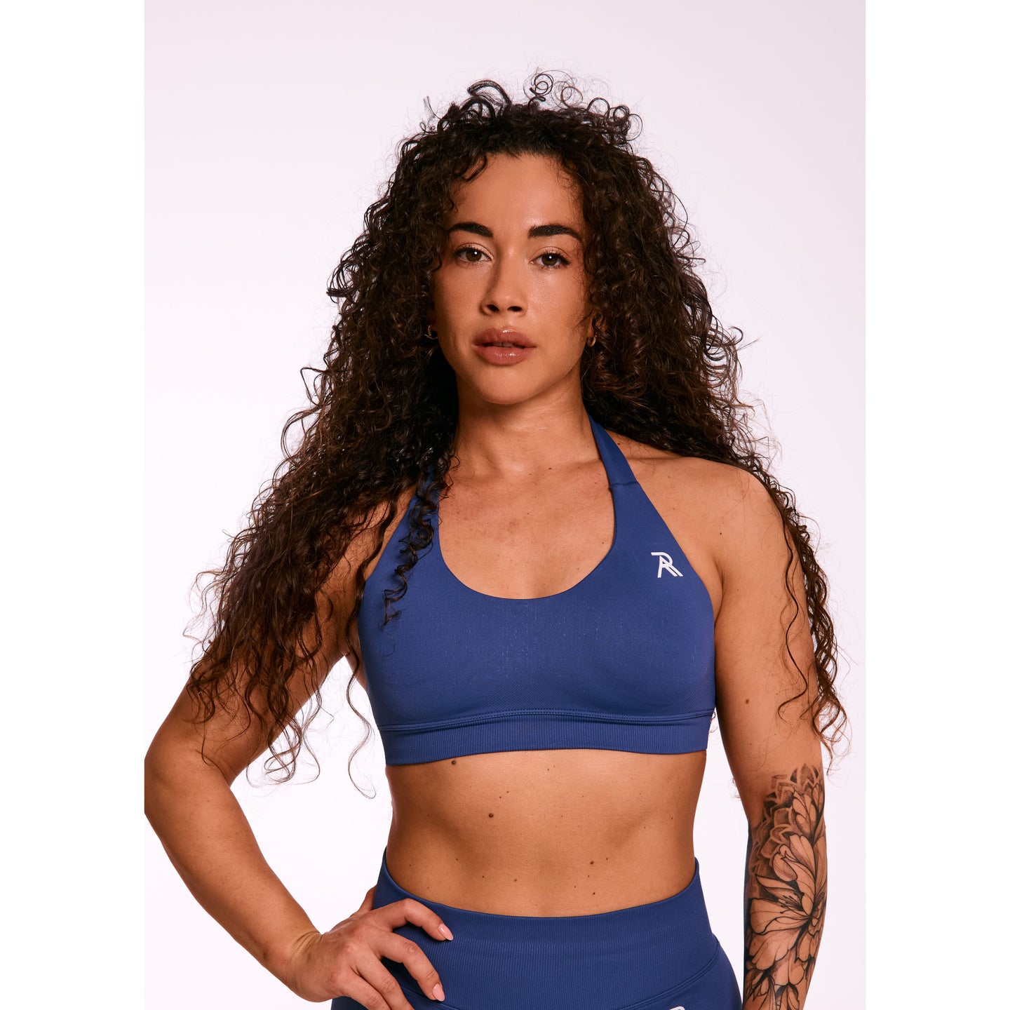 Aura sports bra - Deep blue