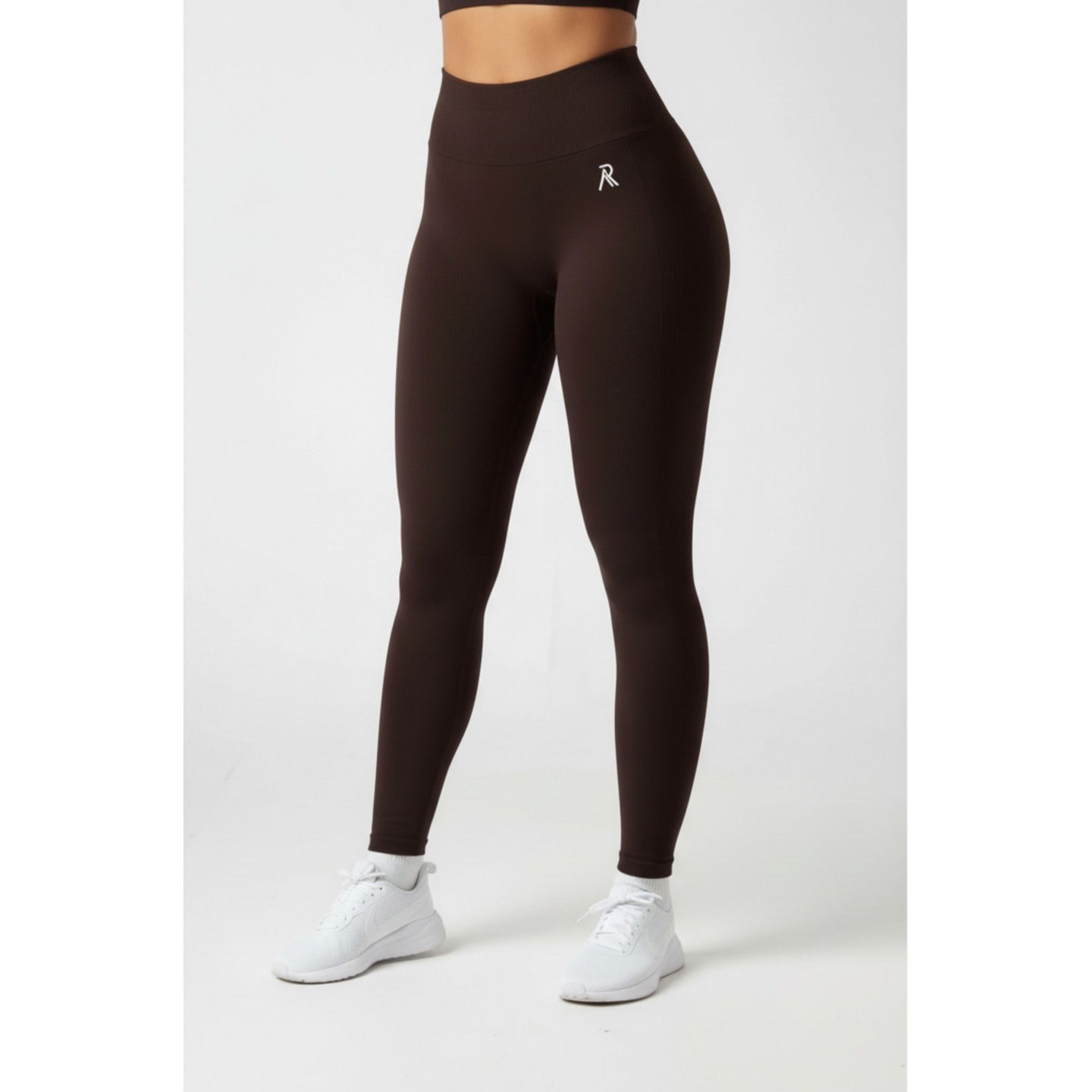 SIGNATURE SEAMLESS LEGGINGS - CHOCOLATE BROWN